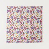 Bonbonmuster | Lollenmuster | Lollipop 46 Wandteppich (Vorderseite (Horizontal))