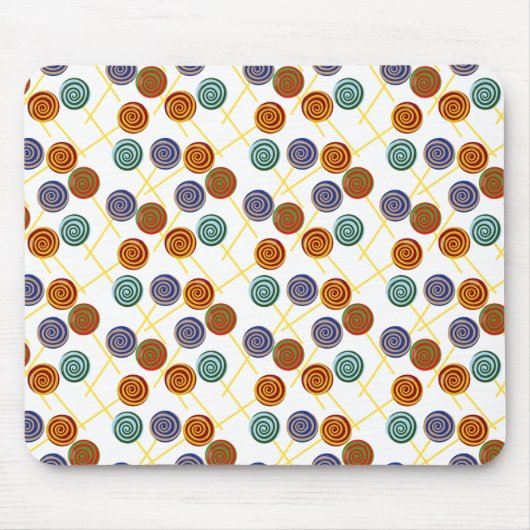 Bonbonmuster | Lollenmuster | Lollipop 47 Mousepad (Vorne)