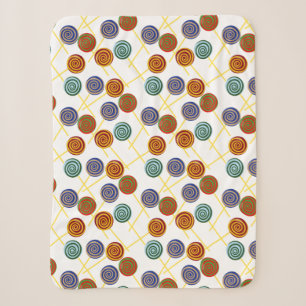 Bonbonmuster Lollenmuster Lollipop 47 Sherpadecke