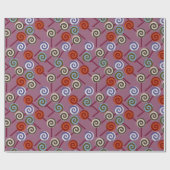 Bonbonmuster | Lollenmuster | Lollipop 49 Geschenkpapier (Flach)