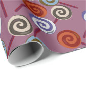 Bonbonmuster | Lollenmuster | Lollipop 49 Geschenkpapier (Rolleneckpunkt)
