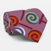 Bonbonmuster | Lollenmuster | Lollipop 49 Krawatte (Gerollt)