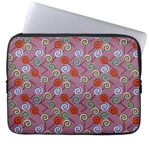 Bonbonmuster   Lollenmuster   Lollipop 49 Laptopschutzhülle