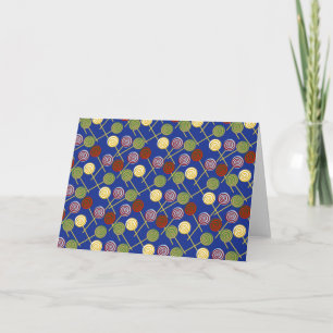 Bonbonmuster   Lollenmuster   Lollipop 4 Karte