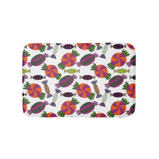 Bonbonmuster | Lollenmuster | Lollipop 51 Badematte (Vorderseite)