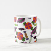 Bonbonmuster | Lollenmuster | Lollipop 51 Kaffeetasse (VorderseiteRechts)