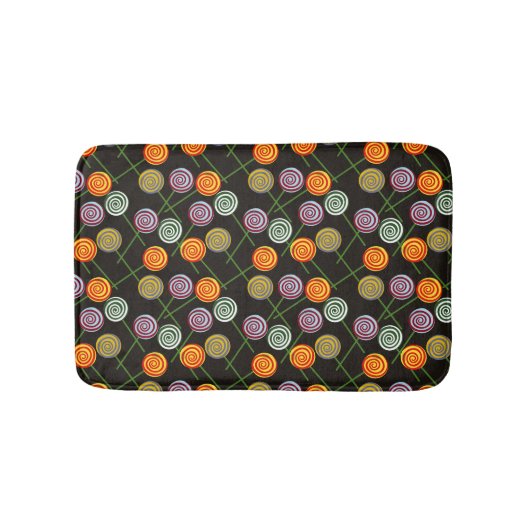Bonbonmuster | Lollenmuster | Lollipop 52 Badematte (Vorderseite)