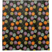Bonbonmuster | Lollenmuster | Lollipop 52 Duschvorhang (Vorderseite)