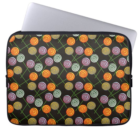Bonbonmuster | Lollenmuster | Lollipop 52 Laptopschutzhülle (Vorderseite)