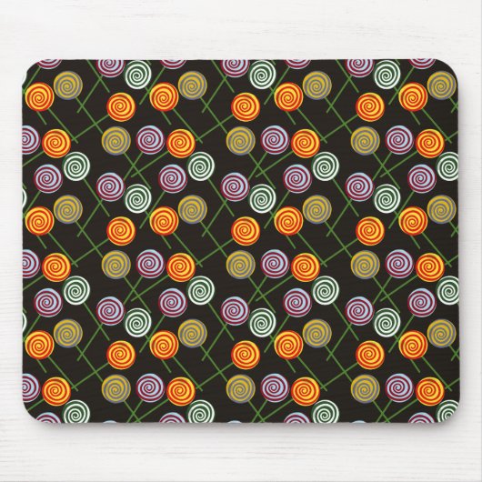 Bonbonmuster | Lollenmuster | Lollipop 52 Mousepad (Vorne)