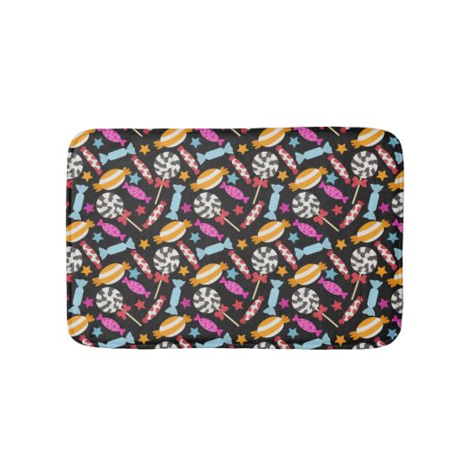 Bonbonmuster | Lollenmuster | Lollipop 56 Badematte (Vorderseite)