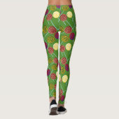 Bonbonmuster | Lollenmuster | Lollipop 58 Leggings (Rückseite)