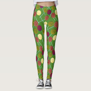 Bonbonmuster Lollenmuster Lollipop 58 Leggings