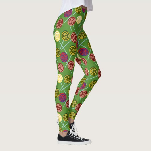 Bonbonmuster | Lollenmuster | Lollipop 58 Leggings (Rechts)