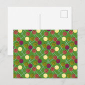 Bonbonmuster | Lollenmuster | Lollipop 58 Postkarte (Vorne/Hinten)