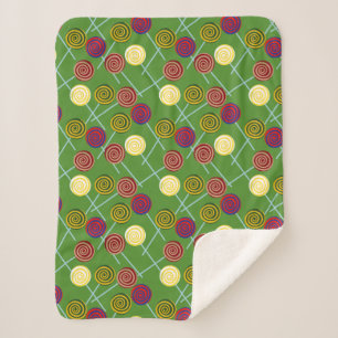 Bonbonmuster   Lollenmuster   Lollipop 58 Sherpadecke