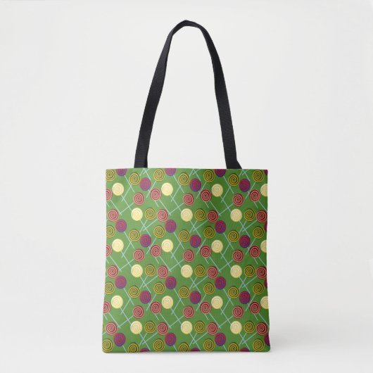 Bonbonmuster | Lollenmuster | Lollipop 58 Tasche (Vorderseite)