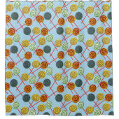 Bonbonmuster | Lollenmuster | Lollipop 5 Duschvorhang (Vorderseite)