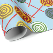 Bonbonmuster | Lollenmuster | Lollipop 5 Geschenkpapier (Rolleneckpunkt)