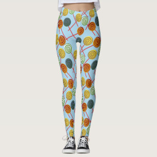 Bonbonmuster Lollenmuster Lollipop 5 Leggings