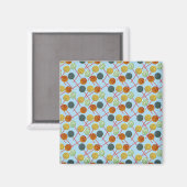 Bonbonmuster | Lollenmuster | Lollipop 5 Magnet (Vorderseite/Rückseite)