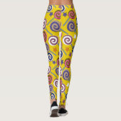 Bonbonmuster | Lollenmuster | Lollipop 60 Leggings (Rückseite)