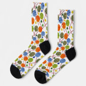 Bonbonmuster | Lollenmuster | lollipop 61 Bath Socken (Linkes Detail)