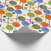 Bonbonmuster | Lollenmuster | Lollipop 61 Geschenkpapier (Ecke)