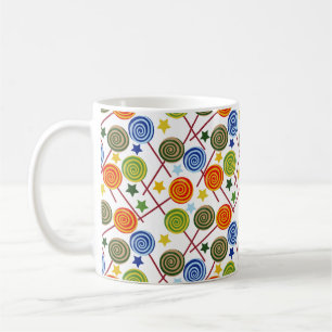 Bonbonmuster Lollenmuster Lollipop 61 Kaffeetasse
