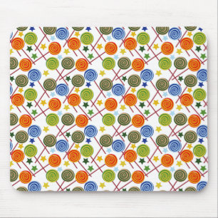 Bonbonmuster Lollenmuster Lollipop 61 Mousepad