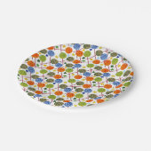 Bonbonmuster | Lollenmuster | Lollipop 61 Pappteller (Schrägansicht)