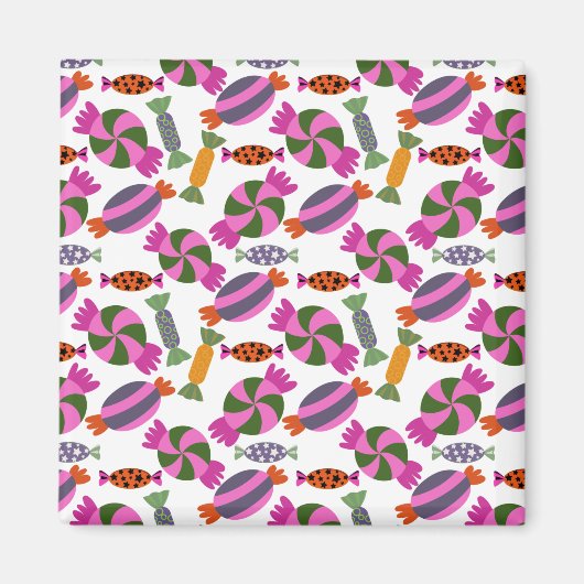 Bonbonmuster | Lollenmuster | Lollipop 6 Magnet (Vorne)