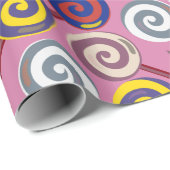 Bonbonmuster | Lollenmuster | Lollipop 7 Geschenkpapier (Rolleneckpunkt)