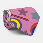 Bonbonmuster | Lollenmuster | Lollipop 7 Krawatte (Gerollt)