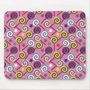 Bonbonmuster Lollenmuster Lollipop 7 Mousepad