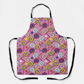 Bonbonmuster | Lollenmuster | Lollipop 7 Schürze (Vorderseite)