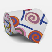 Bonbonmuster | Lollenmuster | Lollipop 8 Krawatte (Gerollt)