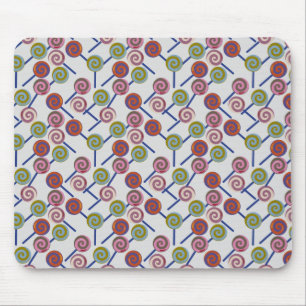 Bonbonmuster Lollenmuster Lollipop 8 Mousepad