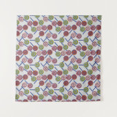 Bonbonmuster | Lollenmuster | Lollipop 8 Wandteppich (Vorderseite (Horizontal))