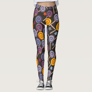 Bonbonmuster Lollenmuster Lollipop 9 Leggings