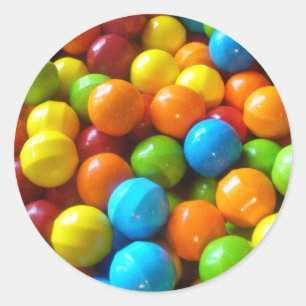 Bonbons 001 runder aufkleber