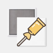 Bonbons-1 Magnet (Vorderseite/Rückseite)