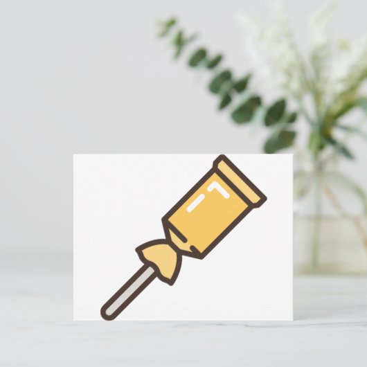 Bonbons-1 Postkarte (Stehend Vorderseite)