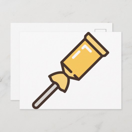 Bonbons-1 Postkarte (Vorne/Hinten)