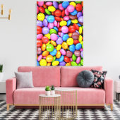 Bonbons, bunte süße Leckereien Leinwanddruck (Insitu (Wohnzimmer))