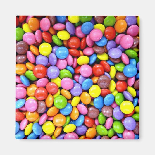 Bonbons, bunte süße Leckereien Magnet (Vorne)
