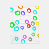 Bonbons Fleecedecke (Vorderseite)