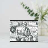 "BonBons for Juvenile Party" Evil Pharmacist Postkarte (Stehend Vorderseite)