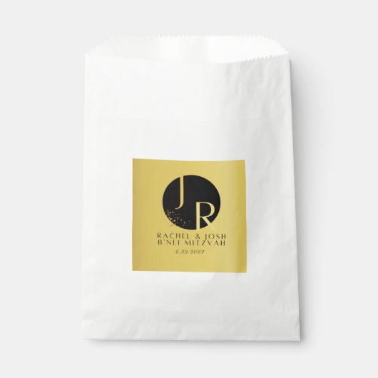 Bonbons für Mitzvah Geschenktütchen (Vorderseite)