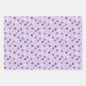 Bonbons für moderne Schokolade - Papiertribüne Geschenkpapier Set (Vorderseite 3)